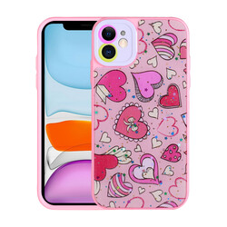 Apple iPhone 11 Case Camera Protector Patterned Zore Pami Cover - 4