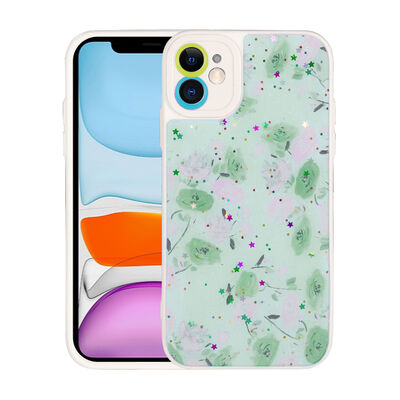 Apple iPhone 11 Case Camera Protector Patterned Zore Pami Cover - 7