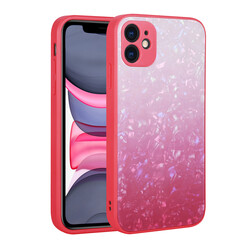 Apple iPhone 11 Case Color Transition Marble Pattern Hard Silicone Zore Granite Cover - 7