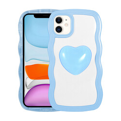 Apple iPhone 11 Case Colorful Heart Shaped Zore Poncik Cover - 7