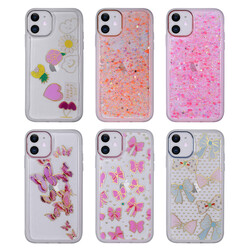 Apple iPhone 11 Case Figured Patterned Luminous Hard Zore Sos Cover - 8