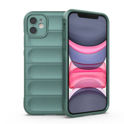 Apple iPhone 11 Case Flexible TPU Hollow Back Surface Design Zore Etnik Silicone Cover - 3