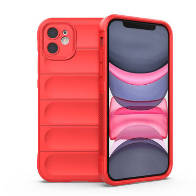 Apple iPhone 11 Case Flexible TPU Hollow Back Surface Design Zore Etnik Silicone Cover - 5