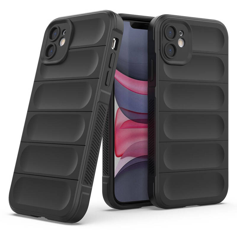 Apple iPhone 11 Case Flexible TPU Hollow Back Surface Design Zore Etnik Silicone Cover - 40