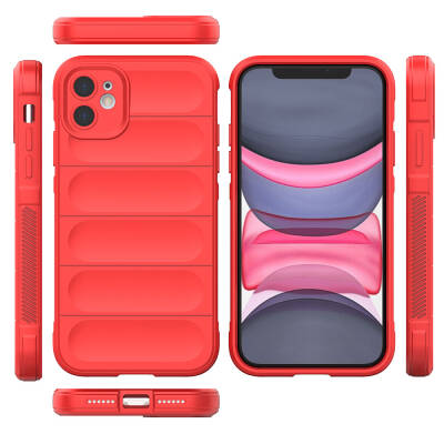 Apple iPhone 11 Case Flexible TPU Hollow Back Surface Design Zore Etnik Silicone Cover - 42