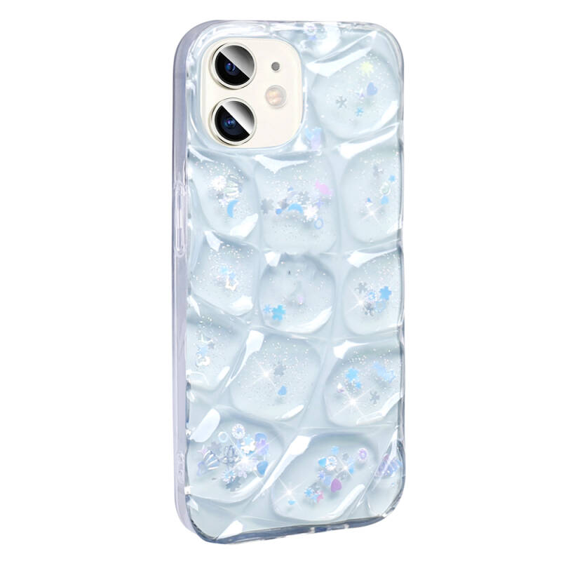 Apple iPhone 11 Case Glittered 3D Patterned Zore Hacar Cover - 12