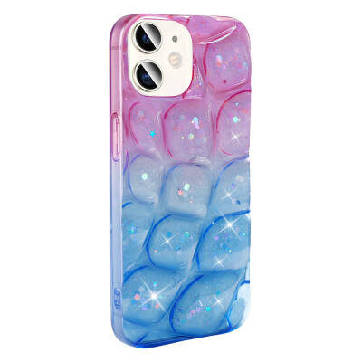Apple iPhone 11 Case Glittered 3D Patterned Zore Hacar Cover - 11