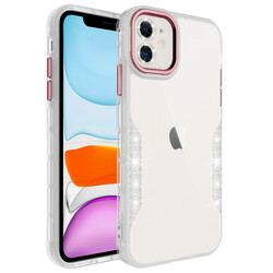 Apple iPhone 11 Case Glittery and Lens Protected Zore Dashboard Cover - 4