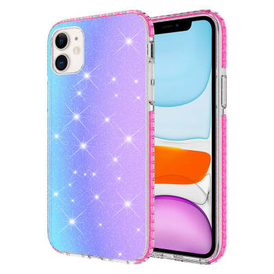 Apple iPhone 11 Case Glossy Color Transition Zore Velle Cover - 9