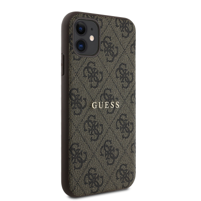 Apple iPhone 11 Case Guess Original Licensed 4G Patterned Text Logo Cover - 13