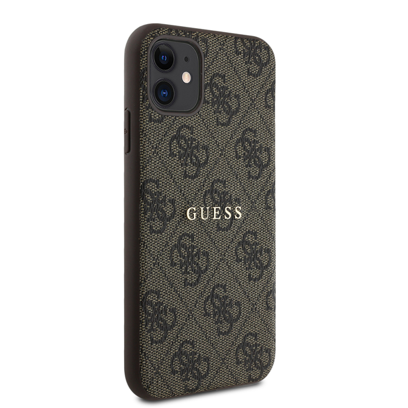 Apple iPhone 11 Case Guess Original Licensed 4G Patterned Text Logo Cover - 13