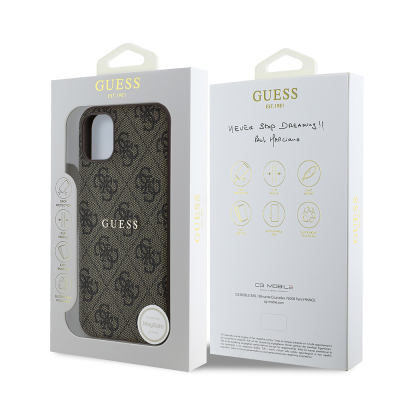 Apple iPhone 11 Case Guess Original Licensed 4G Patterned Text Logo Cover - 17