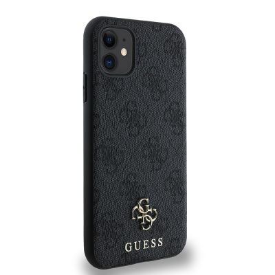 Apple iPhone 11 Case Guess Original Licensed Magsafe Charging Featured Small 4G Classic Cover - 5