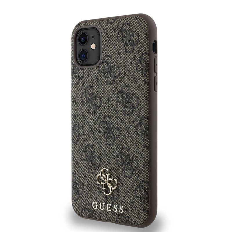 Apple iPhone 11 Case Guess Original Licensed Magsafe Charging Featured Small 4G Classic Cover - 12