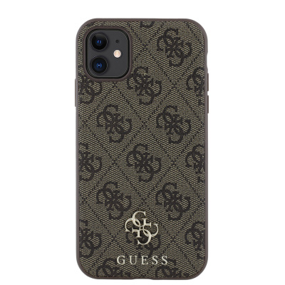 Apple iPhone 11 Case Guess Original Licensed Magsafe Charging Featured Small 4G Classic Cover - 13