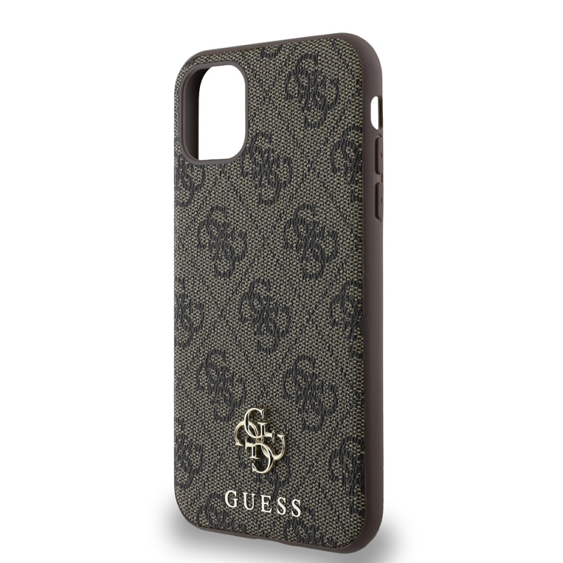 Apple iPhone 11 Case Guess Original Licensed Magsafe Charging Featured Small 4G Classic Cover - 16