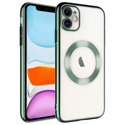 Apple iPhone 11 Case Hard PC with Wireless Charging Zore Riksos Magsafe Cover - 3