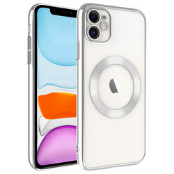 Apple iPhone 11 Case Hard PC with Wireless Charging Zore Riksos Magsafe Cover - 6