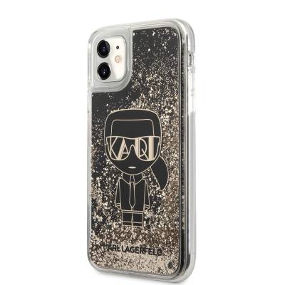 Apple iPhone 11 Case Karl Lagerfeld Liquid Glitter Gatsby Cover - 2