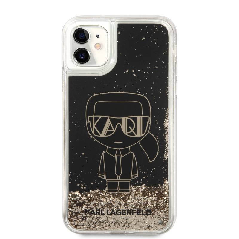 Apple iPhone 11 Case Karl Lagerfeld Liquid Glitter Gatsby Cover - 7