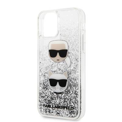 Apple iPhone 11 Case Karl Lagerfeld Liquid Glitter K&C Design Cover - 6