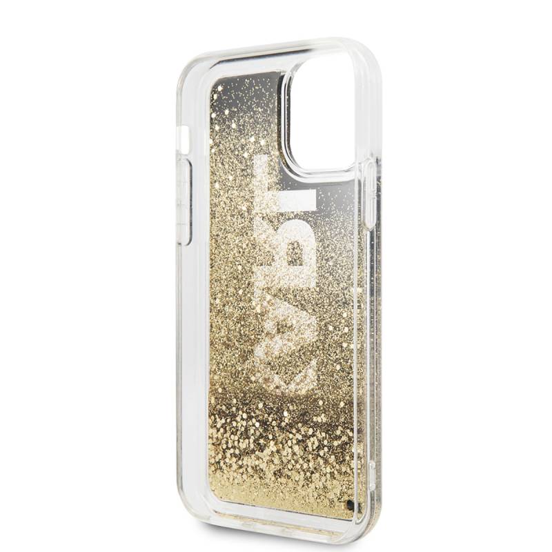 Apple iPhone 11 Case Karl Lagerfeld Liquid Glittery Logo Design Cover - 4