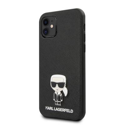 Apple iPhone 11 Case Karl Lagerfeld PU Faux Leather Karl Design Cover - 2