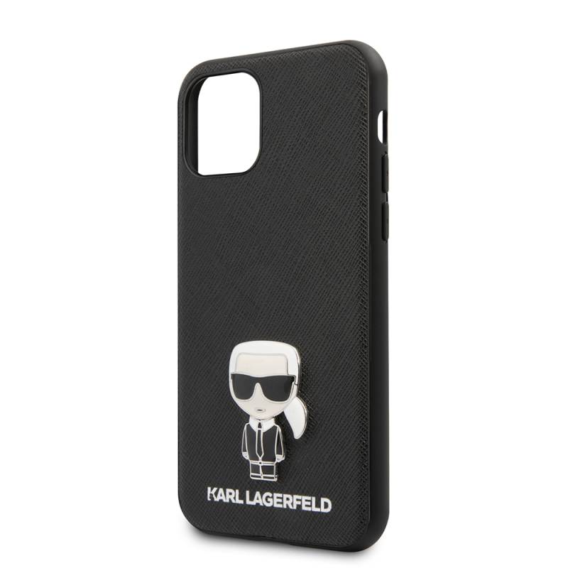 Apple iPhone 11 Case Karl Lagerfeld PU Faux Leather Karl Design Cover - 3