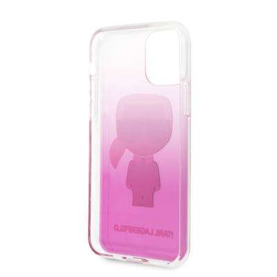 Apple iPhone 11 Case Karl Lagerfeld Semi Transparent Karl Design Cover - 4