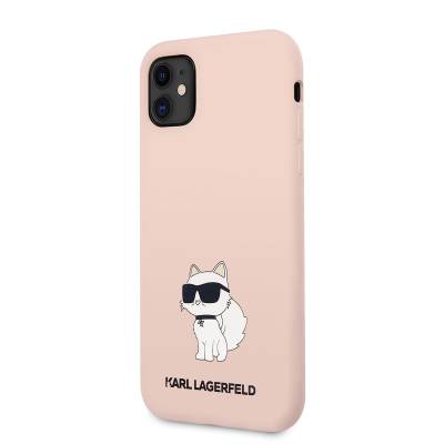 Apple iPhone 11 Case Karl Lagerfeld Silicone Choupette Design Cover - 4