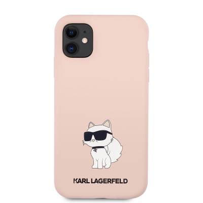 Apple iPhone 11 Case Karl Lagerfeld Silicone Choupette Design Cover - 5