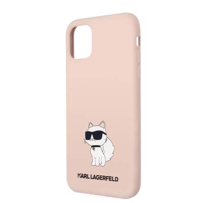 Apple iPhone 11 Case Karl Lagerfeld Silicone Choupette Design Cover - 7