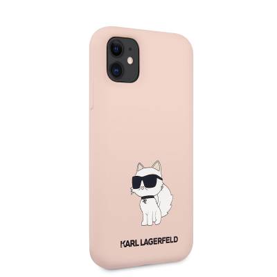 Apple iPhone 11 Case Karl Lagerfeld Silicone Choupette Design Cover - 8