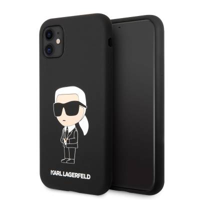 Apple iPhone 11 Case Karl Lagerfeld Silicone Karl Design Cover - 1