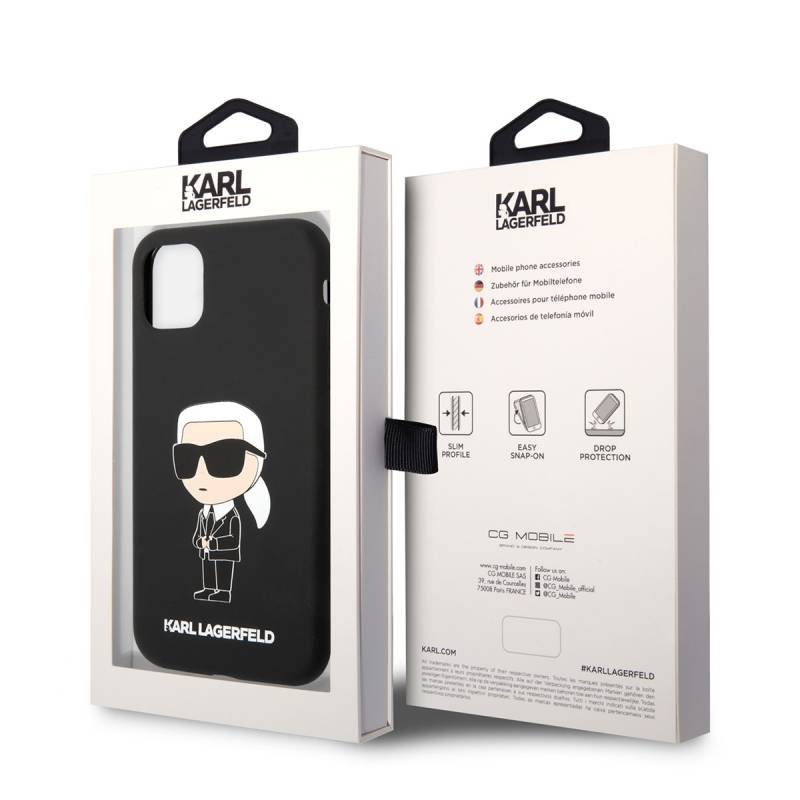 Apple iPhone 11 Case Karl Lagerfeld Silicone Karl Design Cover - 6