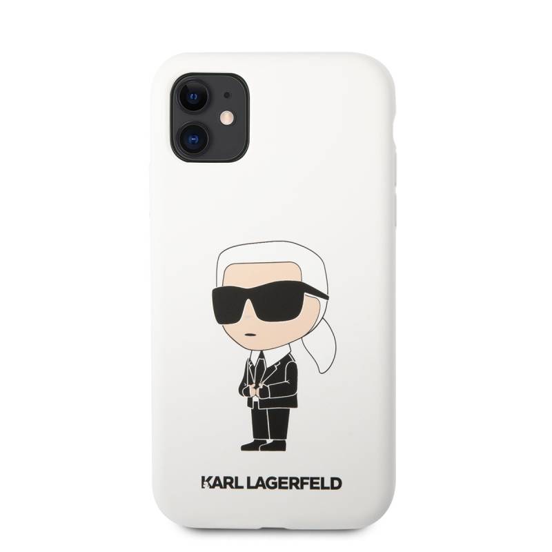 Apple iPhone 11 Case Karl Lagerfeld Silicone Karl Design Cover - 12