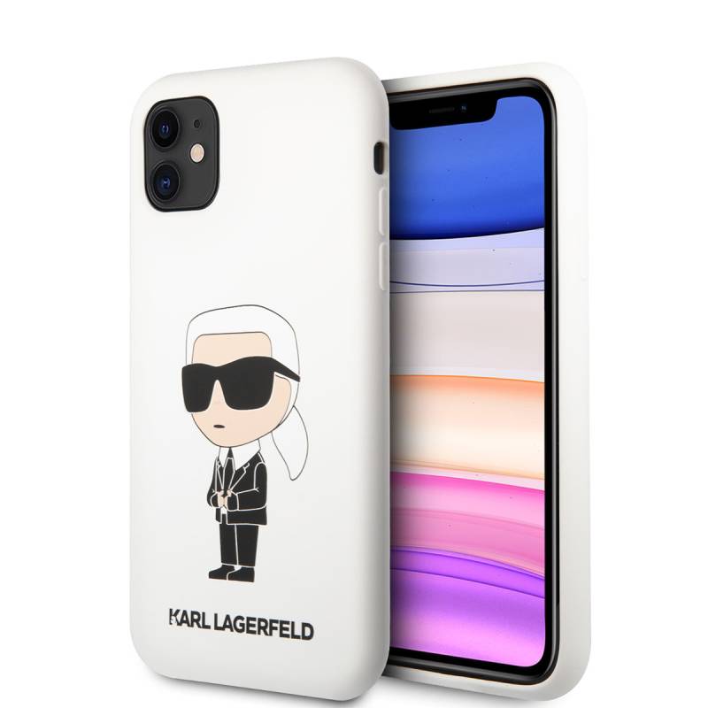 Apple iPhone 11 Case Karl Lagerfeld Silicone Karl Design Cover - 14