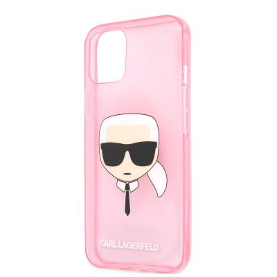 Apple iPhone 11 Case Karl Lagerfeld Transparent Karl Head Design Cover - 1