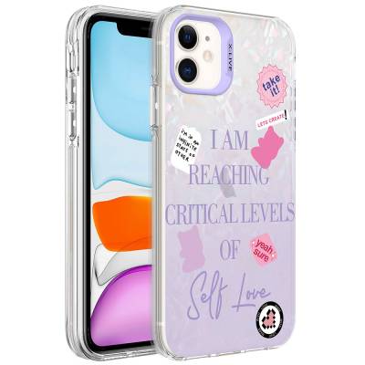 Apple iPhone 11 Case Marble Pattern Zore Marbello Cover - 1