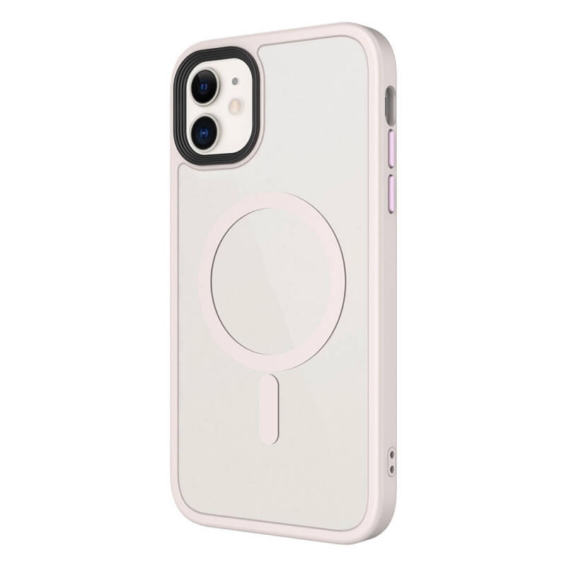 Apple iPhone 11 Case Matte Back Surface Zore Flet Magsafe Cover with Wireless Charging - 12