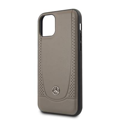 Apple iPhone 11 Case Mercedes Benz Urban Hard Leather Design Cover - 5