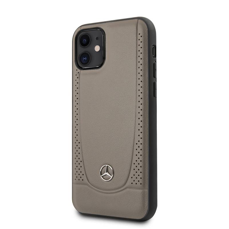 Apple iPhone 11 Case Mercedes Benz Urban Hard Leather Design Cover - 6