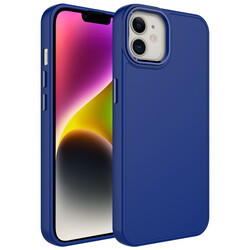 Apple iPhone 11 Case Metal Frame and Button Design Silicone Zore Luna Cover - 30