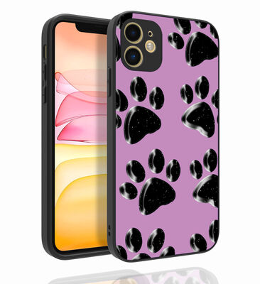 Apple iPhone 11 Case Patterned Camera Protected Glossy Zore Nora Cover - 5
