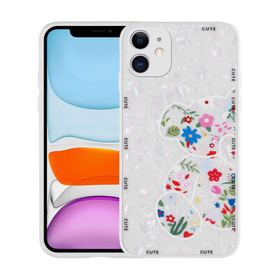 Apple iPhone 11 Case Patterned Hard Silicone Zore Mumila Cover - 1