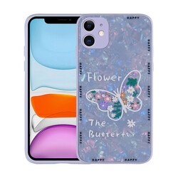 Apple iPhone 11 Case Patterned Hard Silicone Zore Mumila Cover - 4