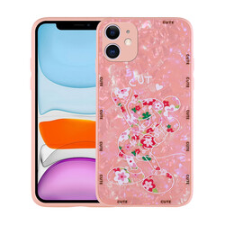 Apple iPhone 11 Case Patterned Hard Silicone Zore Mumila Cover - 5