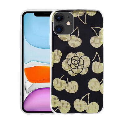 Apple iPhone 11 Case Patterned Hard Zore Elnov Cover - 1