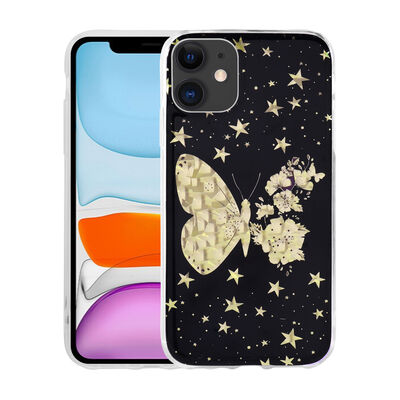 Apple iPhone 11 Case Patterned Hard Zore Elnov Cover - 3