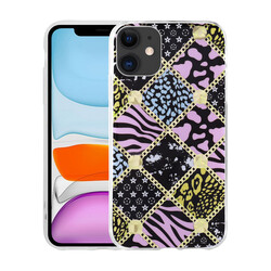 Apple iPhone 11 Case Patterned Hard Zore Elnov Cover - 8